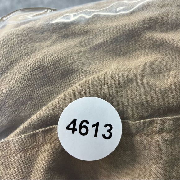 Tahari Linen pants khaki loose fit flow pants small - Picture 9 of 9